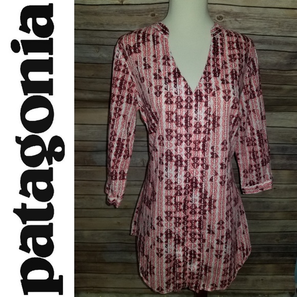 Patagonia Tops - Patagonia Popover Tunic Top Size 8